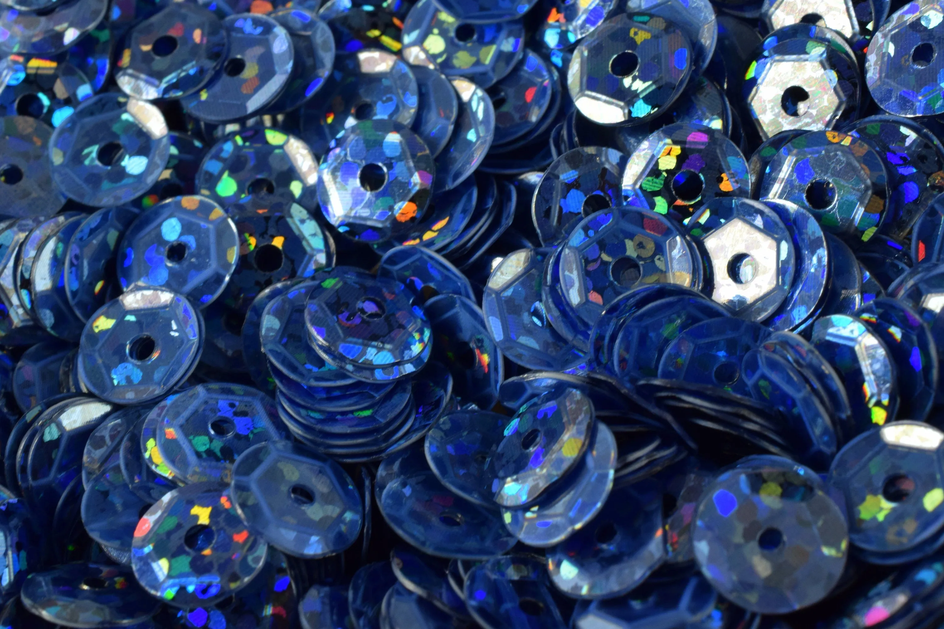 3/4/6mm Light Blue Ocean Cup Iridescent Shiny Sequins Sheen Round Sequins/Loose Paillettes,Wholesale Sequins,Shimmering Sequin Apparel