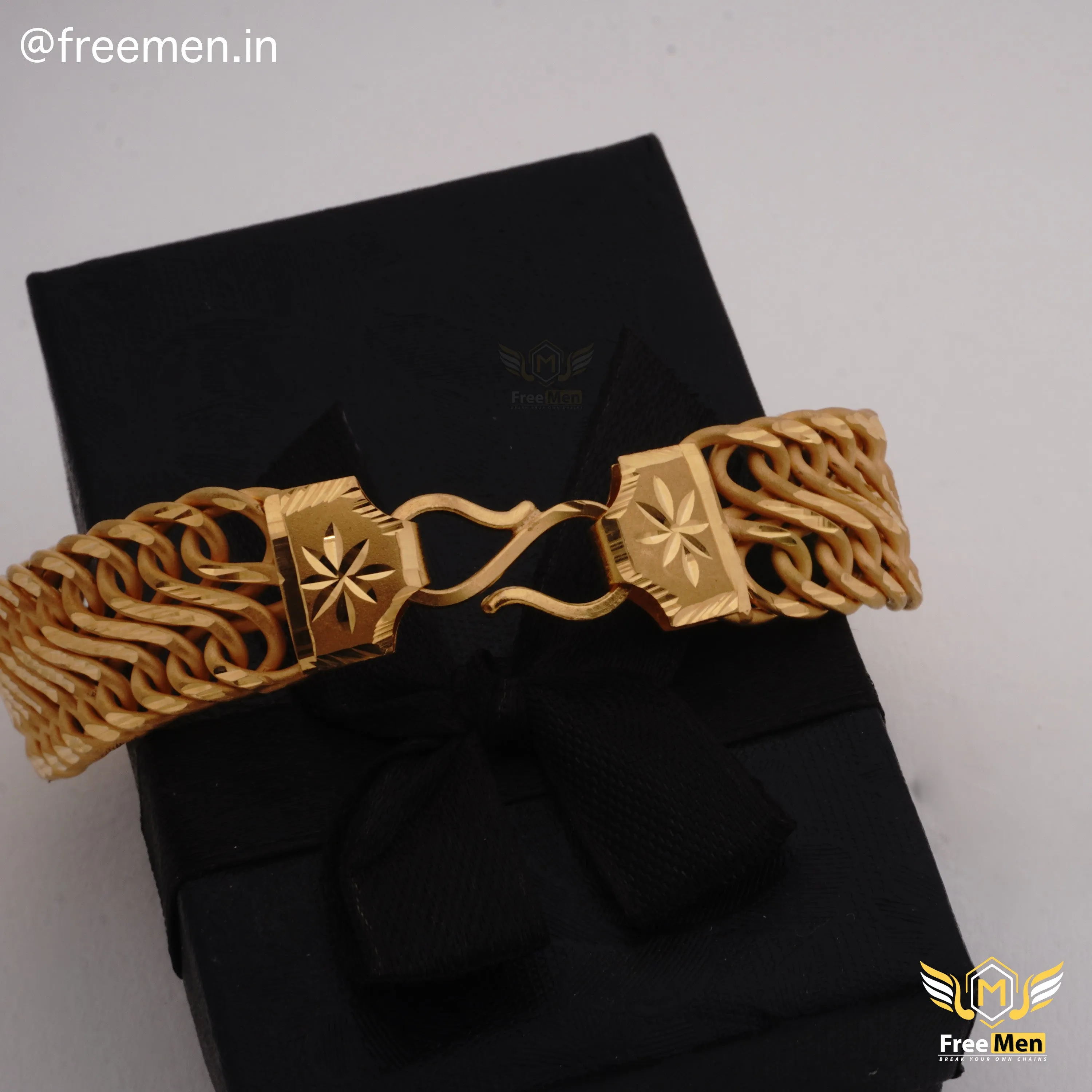 Best Atta Gold Plated Bracelet for Men - FM141