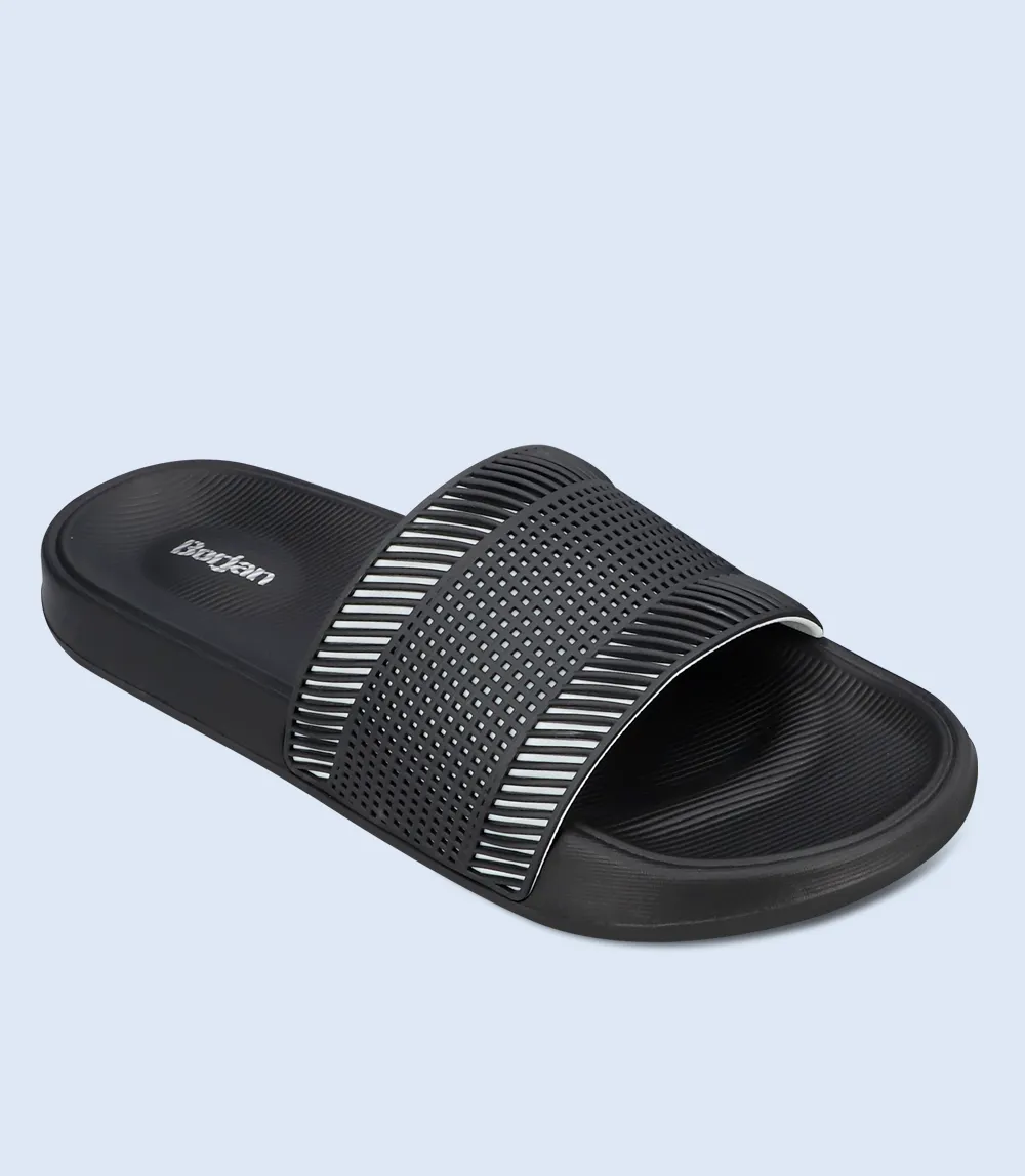 BM6635-BLACK-Men Slipper