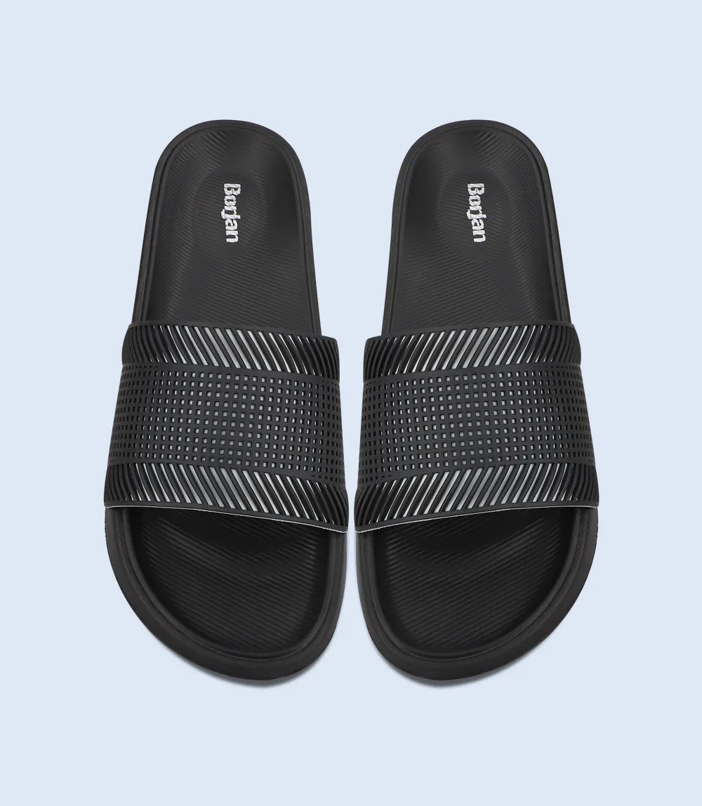 BM6635-BLACK-Men Slipper