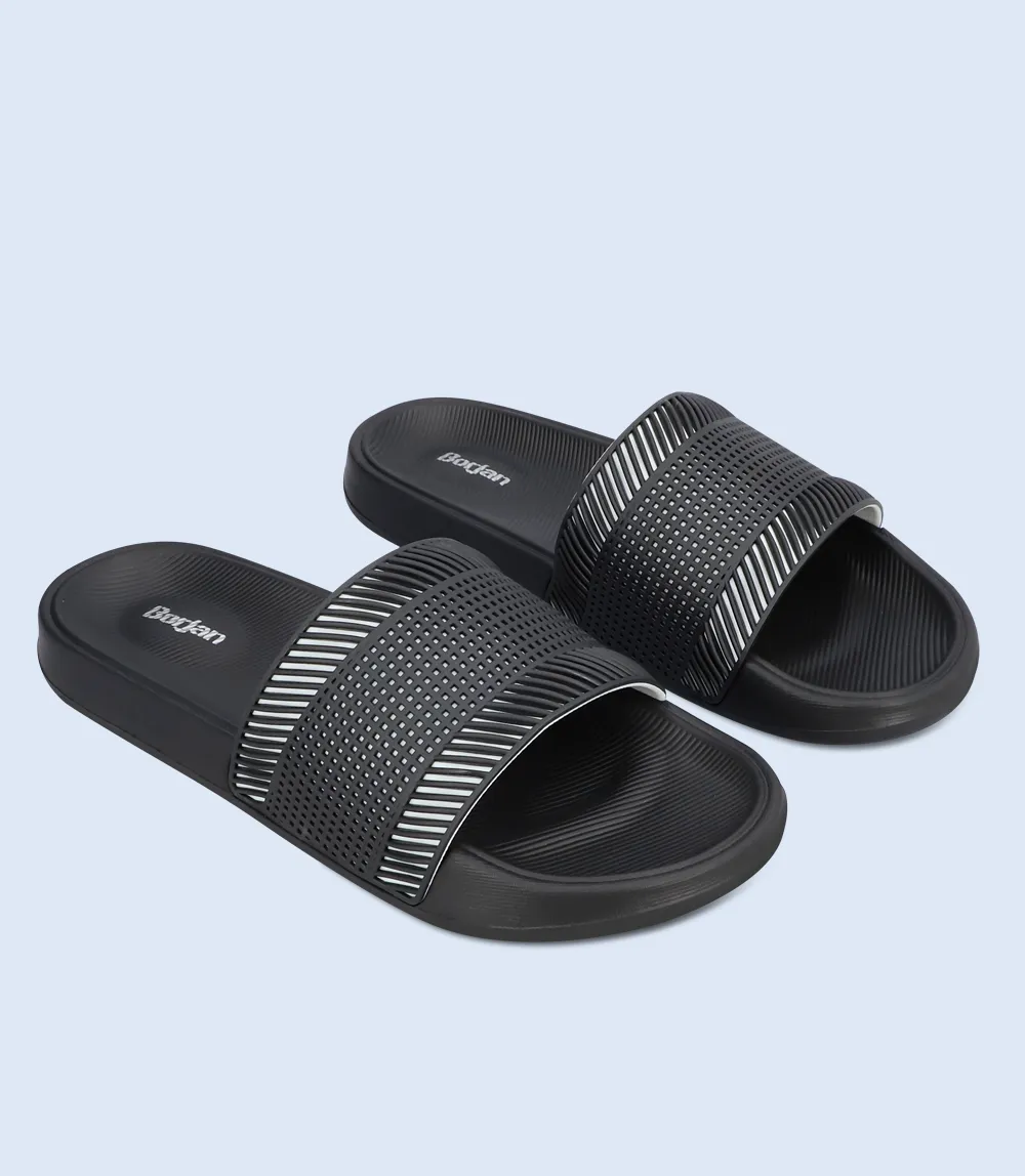 BM6635-BLACK-Men Slipper