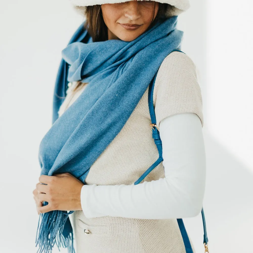 Cozy Cashmere Essential Soft Solid Scarf