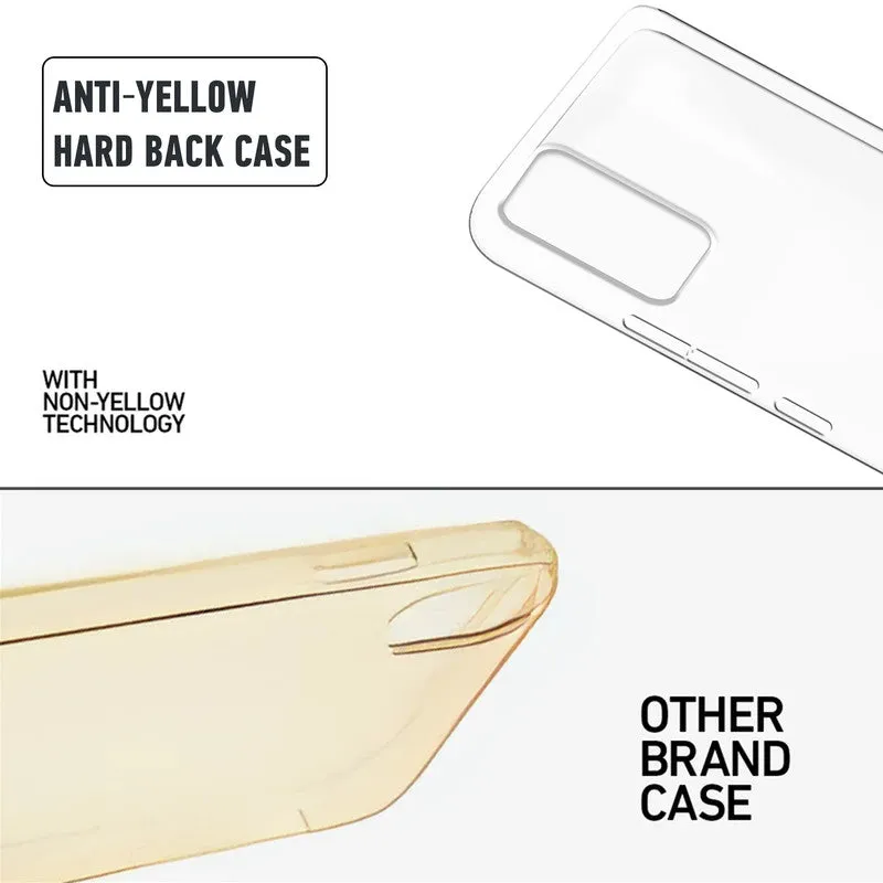 Crystal Clear Hard Back Anti-Yellowing Phone Case For Samsung A31