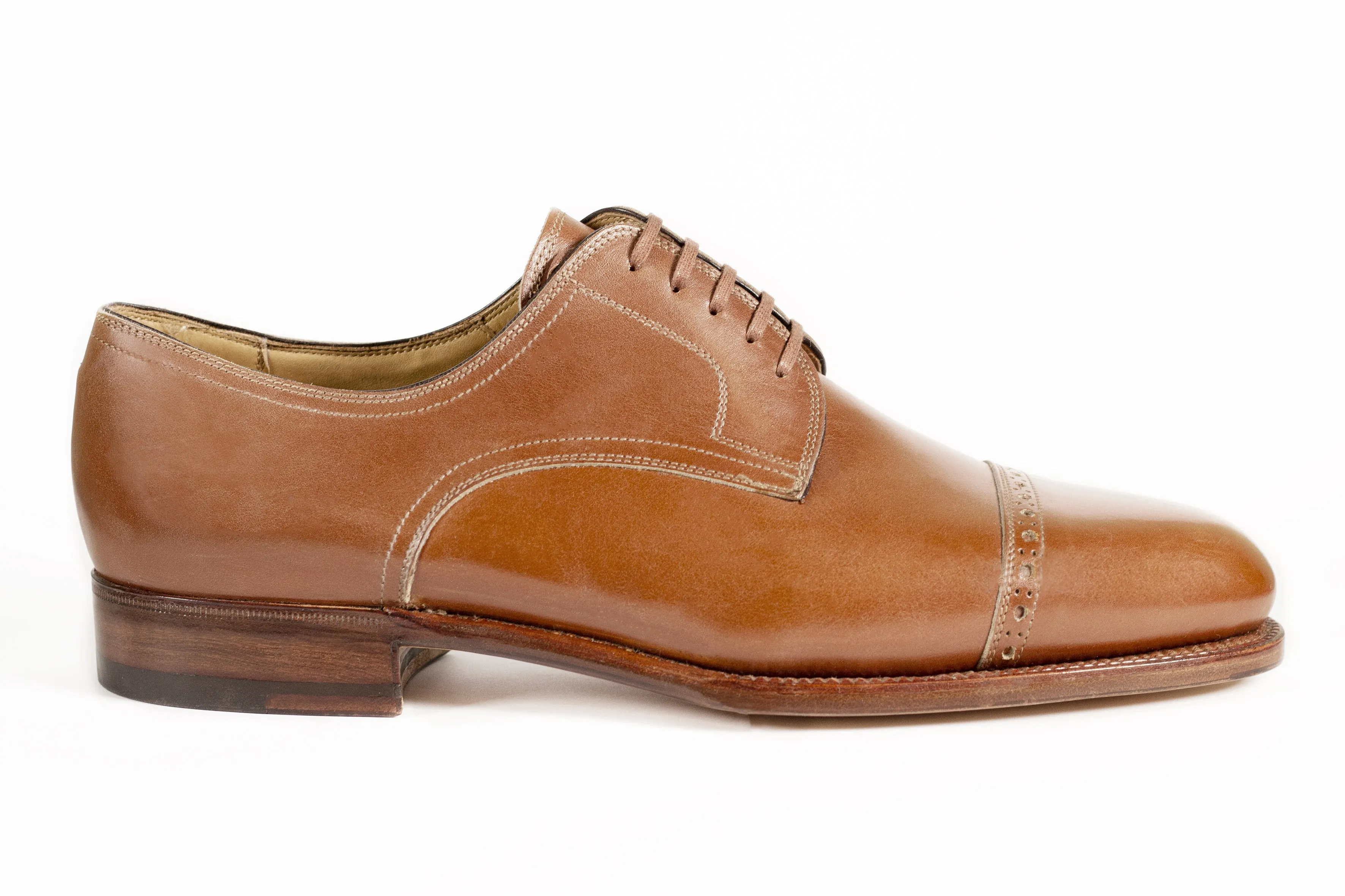 DERBY PLAIN WITH TOE CAP