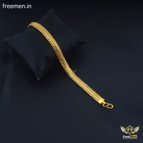 Freemen Exquisite Design Gold Plated Bracelet for Men - FM084