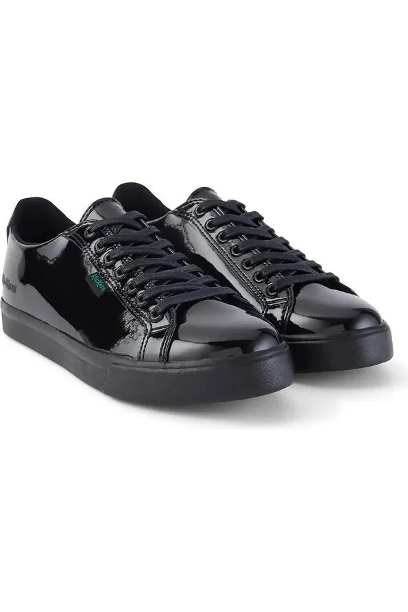 Kickers Tovni Lacer black patent