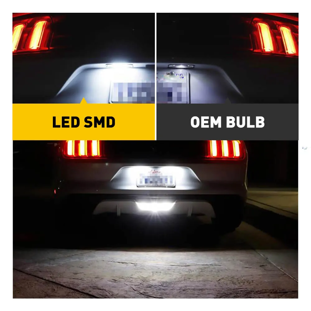 LED License Plate Lights Tag Light Lamp Assembly for 2015-2022 Ford Mustang