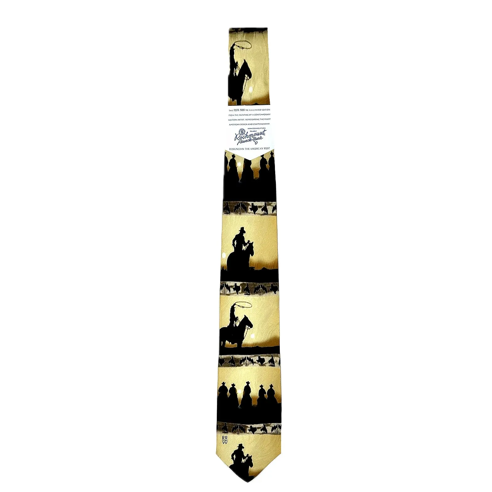 Limited-Edition Trail Riders Silhouette Silk Tie