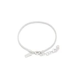 Mini Franco Bracelet - Silver