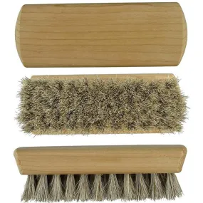 Mini Shoe Shine Brush 100% Horse Hair