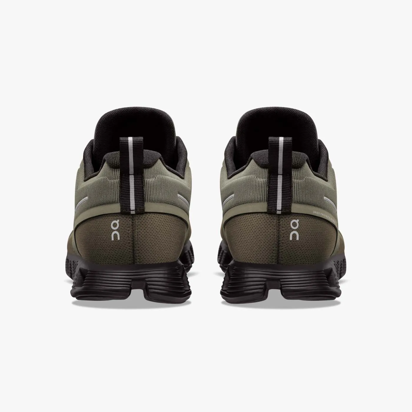 On Running Men's Cloud 5 Waterproof Shoes - Olive / Black