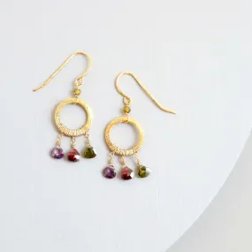 Rainbow Mini Boho Earrings