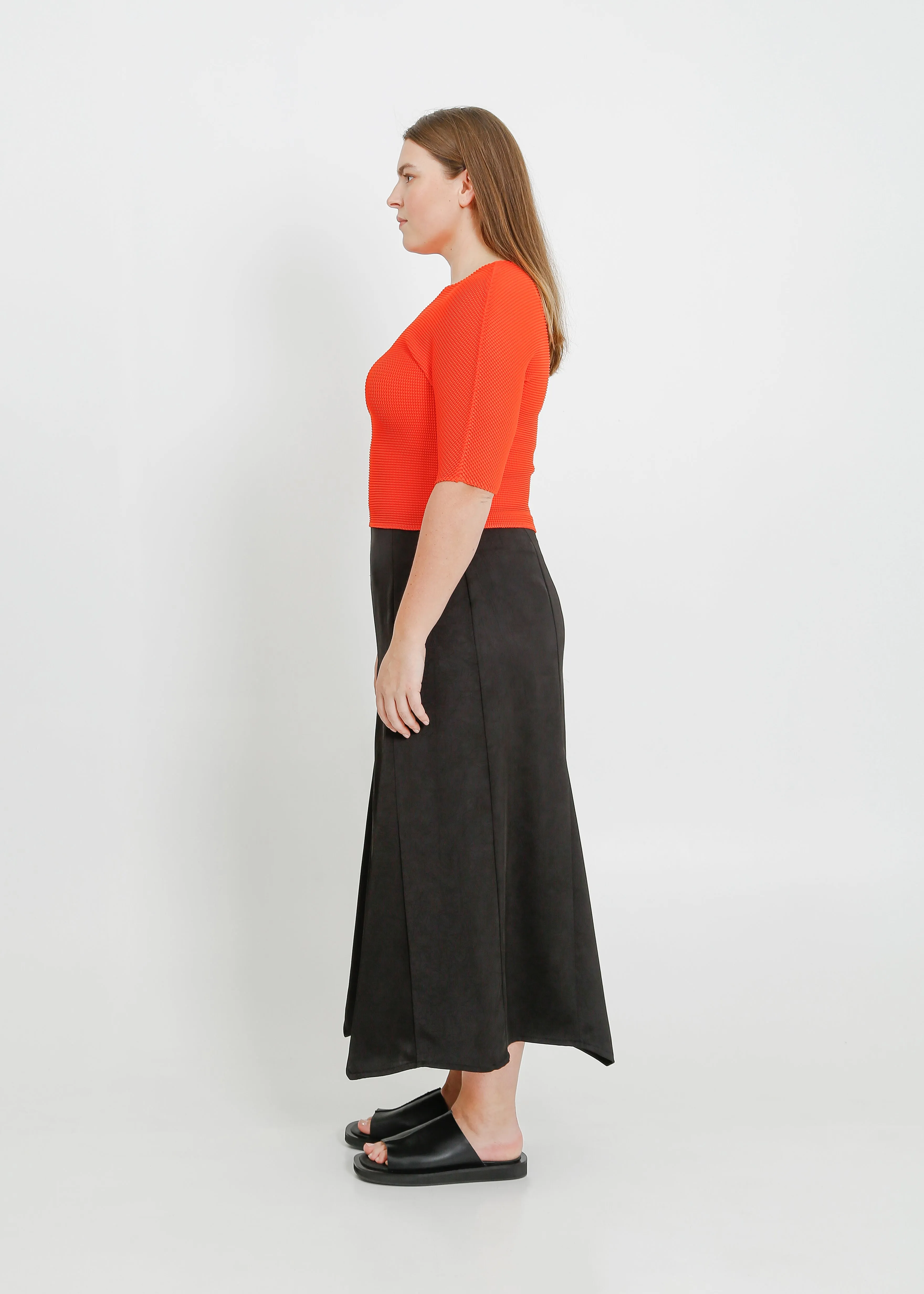 RUNE PLEAT TOP / POPPY