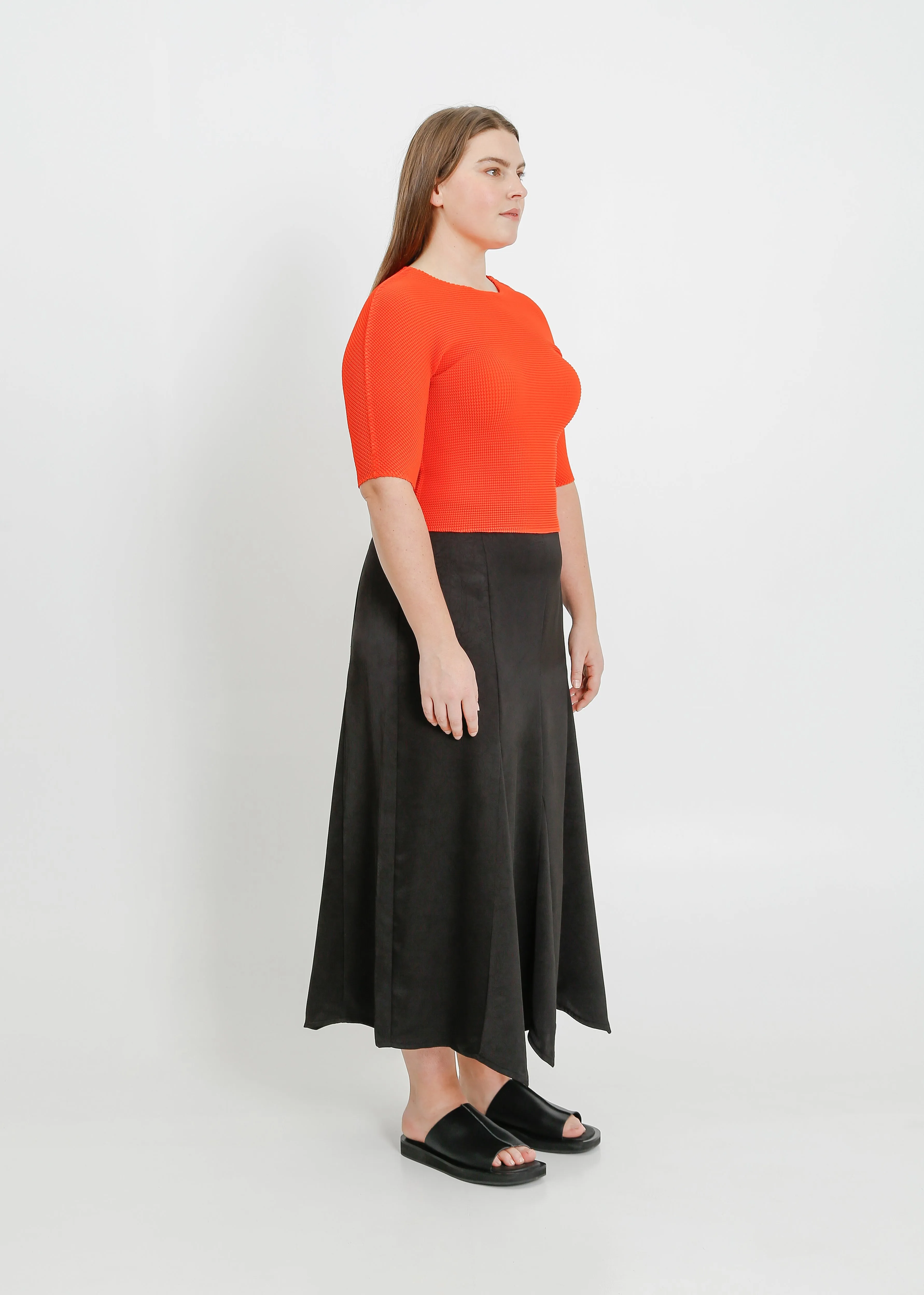 RUNE PLEAT TOP / POPPY