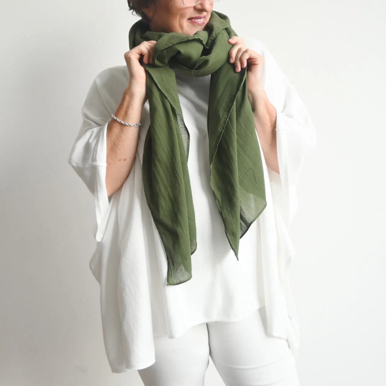 Soft As A Cloud Cotton Scarf Wrap