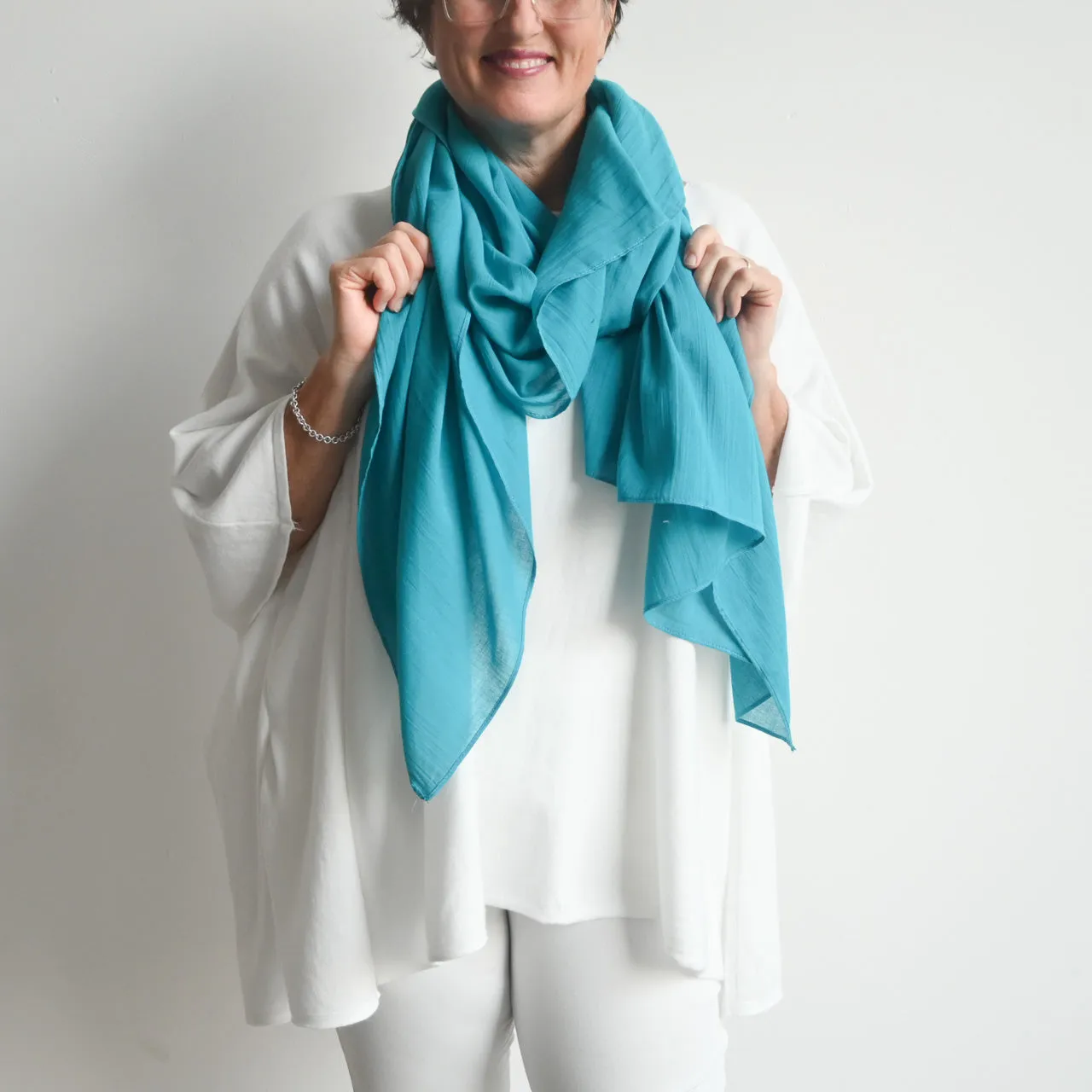 Soft As A Cloud Cotton Scarf Wrap