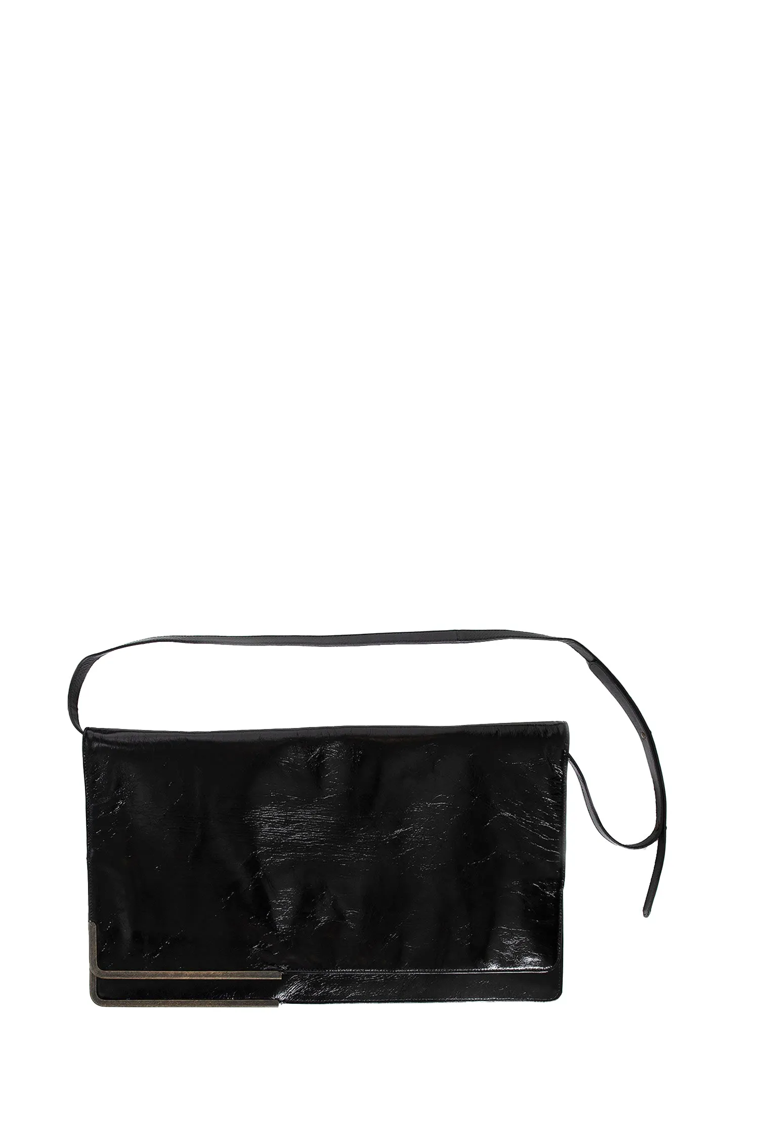 UMA WANG WOMAN BLACK TOTE BAGS